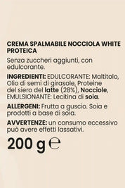 Crema Proteica Nocciola White - 200 g - FGM04 - OFFERTE SPECIALI - fgm04