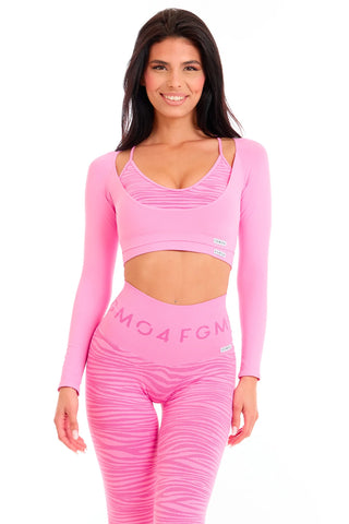 Diva Crop Top Rosa