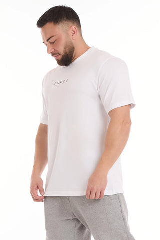 T-Shirt Street Fgm04 Dragon Uomo Bianco