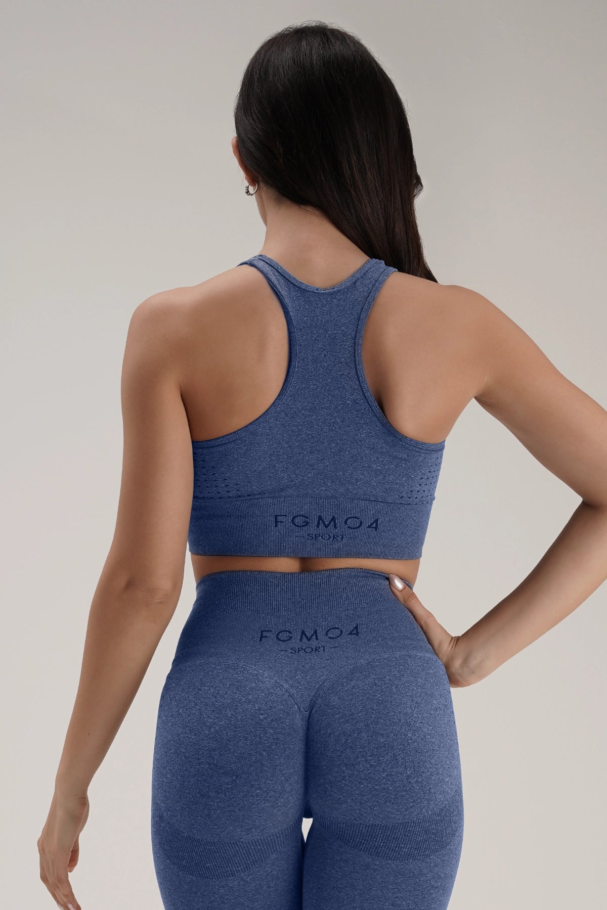 Top sportivo con spalline larghe Eldorado Blu Oceano Ecofir - FGM04 - Maglie e Top - fgm04