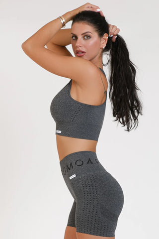 Top sportivo con spalline larghe Eldorado 2.0 Nero - FGM04 - Maglie e Top - fgm04