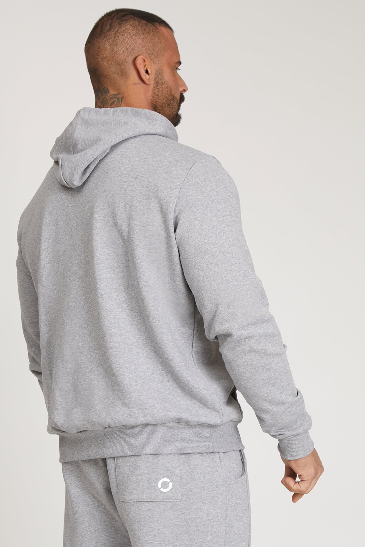 Oversized Hoodie FW 24/25 Light Grey Melange Men