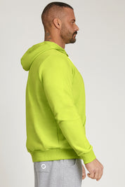 FW 24/25 Lime Übergroßer Herren-Hoodie