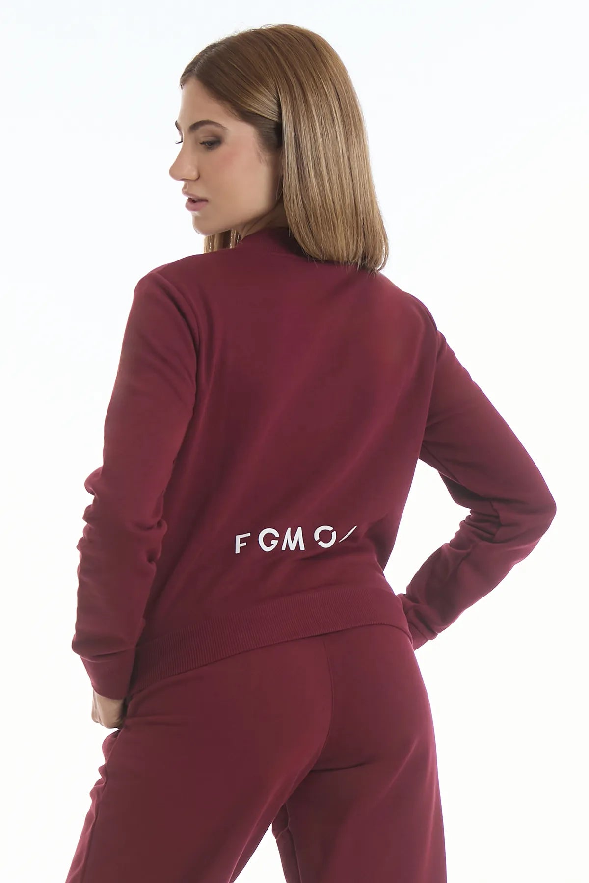 Felpa Ikonic Active Zip FW 25 Prugna
