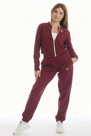 Felpa Ikonic Active Zip FW 25 Prugna