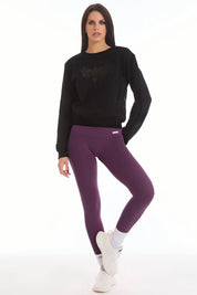 Felpa Butterfly Nero Donna - FGM04 - Linea Ikonic - fgm04