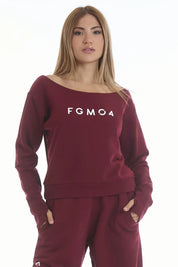 Felpa Ikonic Core FW 25 Prugna - FGM04 - Linea Ikonic - fgm04