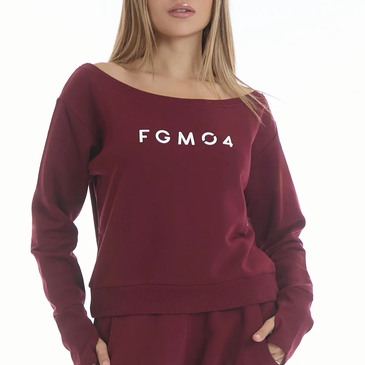 Felpa Ikonic Core FW 25 Prugna - FGM04 - Linea Ikonic - fgm04