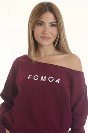 Felpa Ikonic Core FW 25 Prugna - FGM04 - Linea Ikonic - fgm04