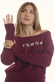 Felpa Ikonic Core FW 25 Prugna