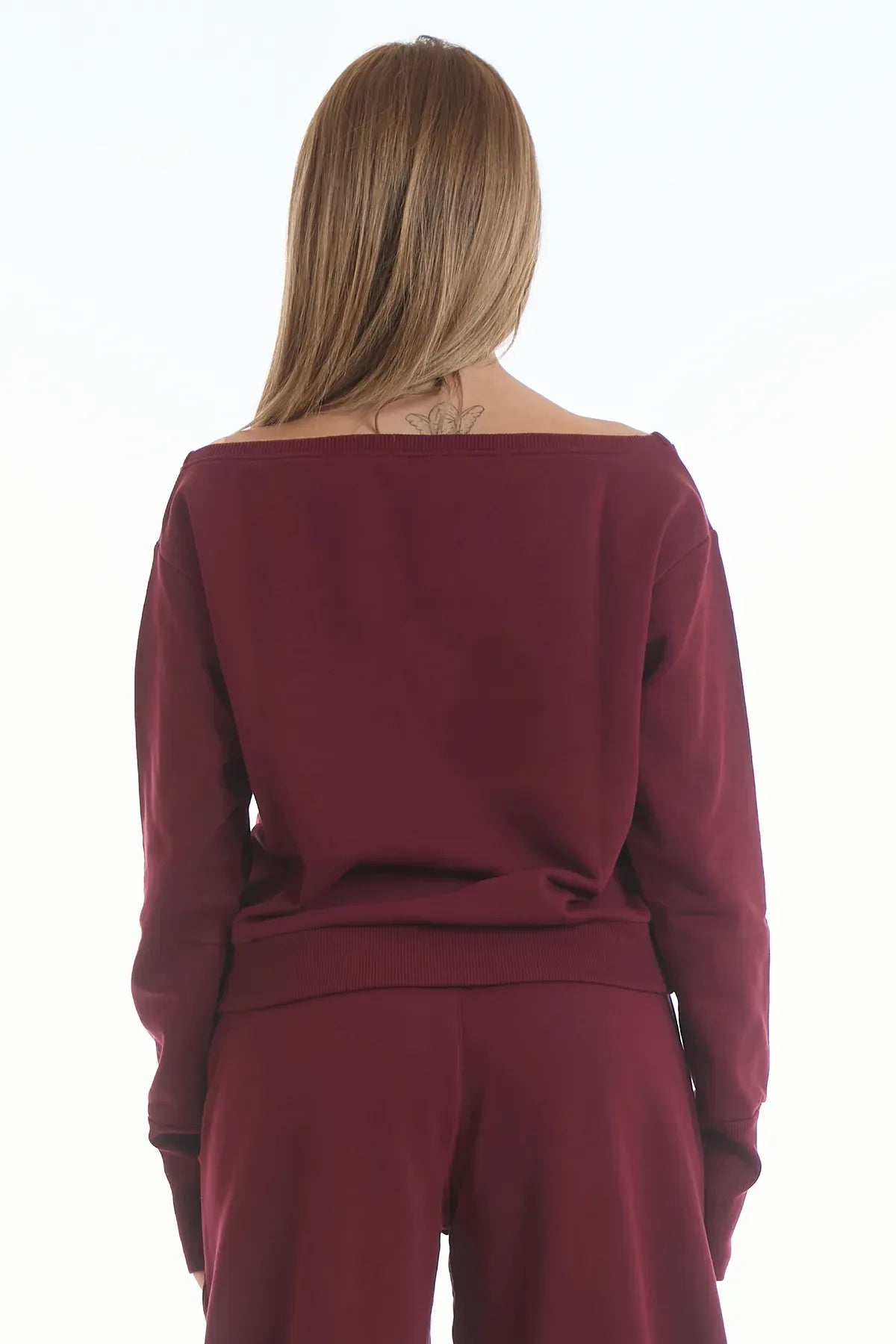 Felpa Ikonic Core FW 25 Prugna - FGM04 - Linea Ikonic - fgm04