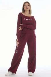 Felpa Ikonic Core FW 25 Prugna - FGM04 - Linea Ikonic - fgm04