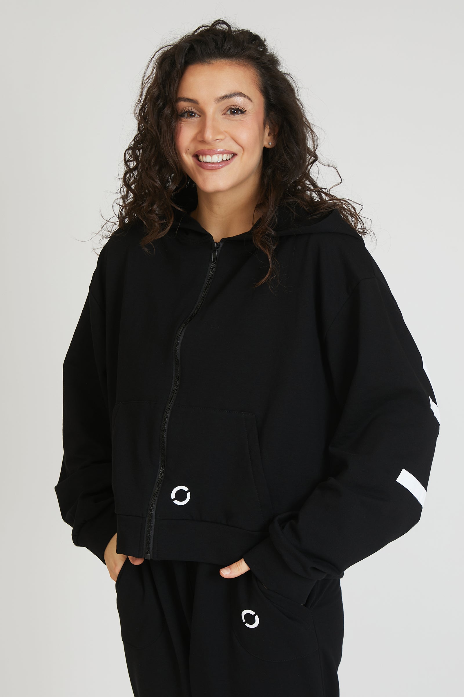 FLAG Women's Oversized Hoodie Black