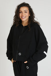 FLAG Women's Oversized Hoodie Black