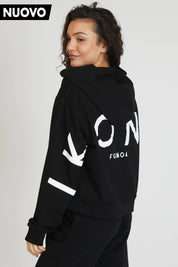 FLAG Women's Oversized Hoodie Black