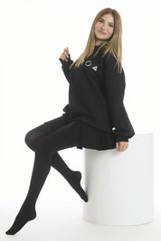 Felpa Rock Nero - FGM04 - Linea Ikonic - fgm04