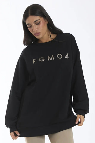 Felpa Rock Nero - FGM04 - Linea Ikonic - fgm04