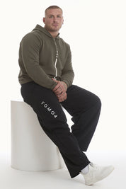 Pantalone Baggy Uomo Nero - FGM04 - Linea Ikonic Uomo - fgm04