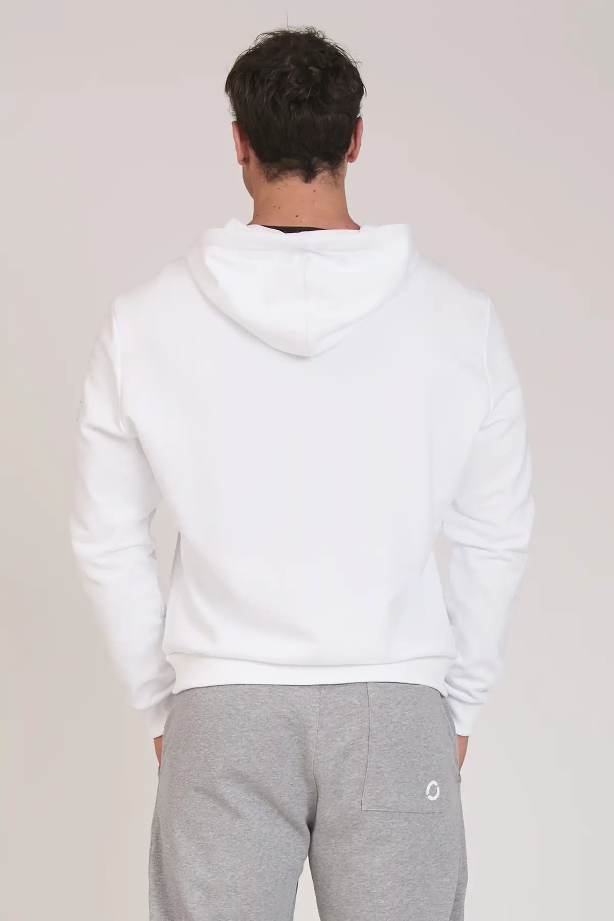 Felpa Ikonic FGM04 Zip con Cappuccio Colore Bianco Uomo - FGM04 - Linea Ikonic Uomo - fgm04