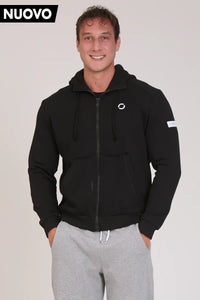 Ikonic FGM04 Zip Hoodie Schwarz Herren