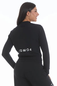 Felpa Ikonic Active Zip FW 25 Nero