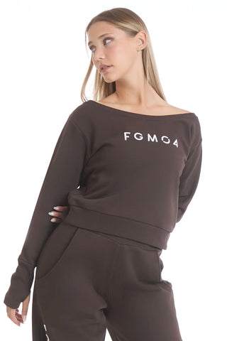 Sweat-shirt Ikonic Core FW 25 Chocolat