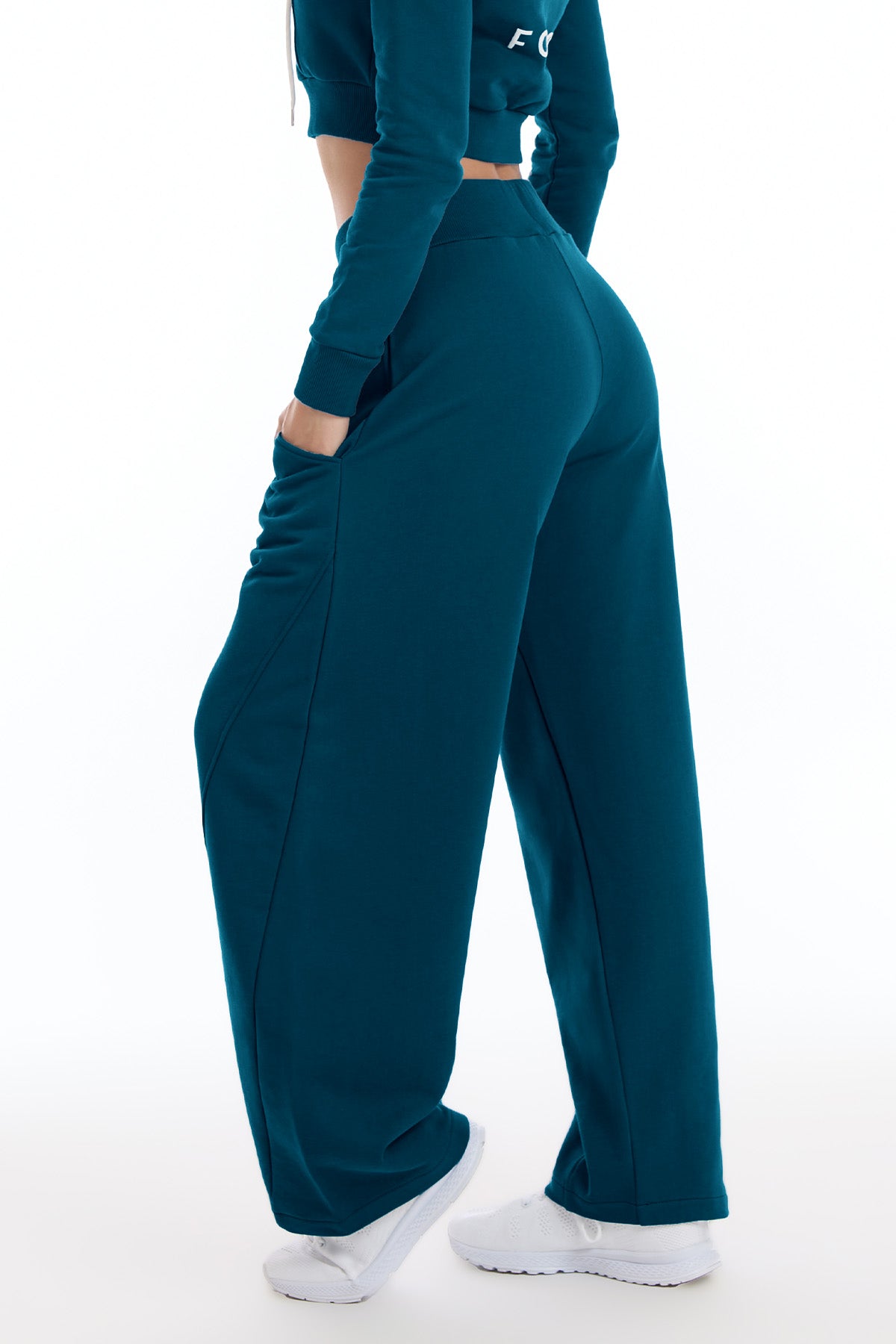Pantalone Donna Baggy Ikonic Indian Blue