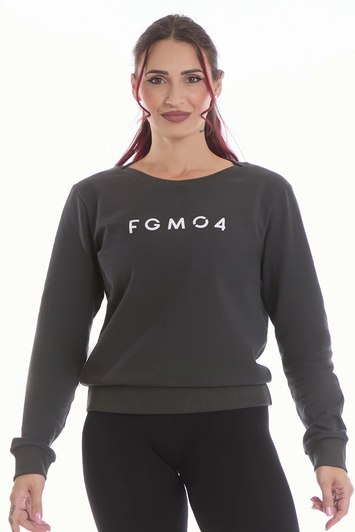 Sweat-shirt Ikonic WINTER FLAG Gris plomb