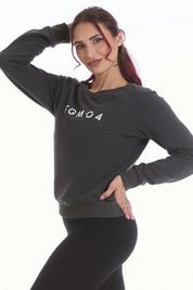 Felpa Ikonic WINTER FLAG Grigio Piombo - FGM04 - Linea Ikonic - fgm04