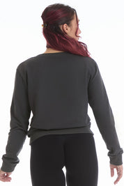 Felpa Ikonic WINTER FLAG Grigio Piombo - FGM04 - Linea Ikonic - fgm04