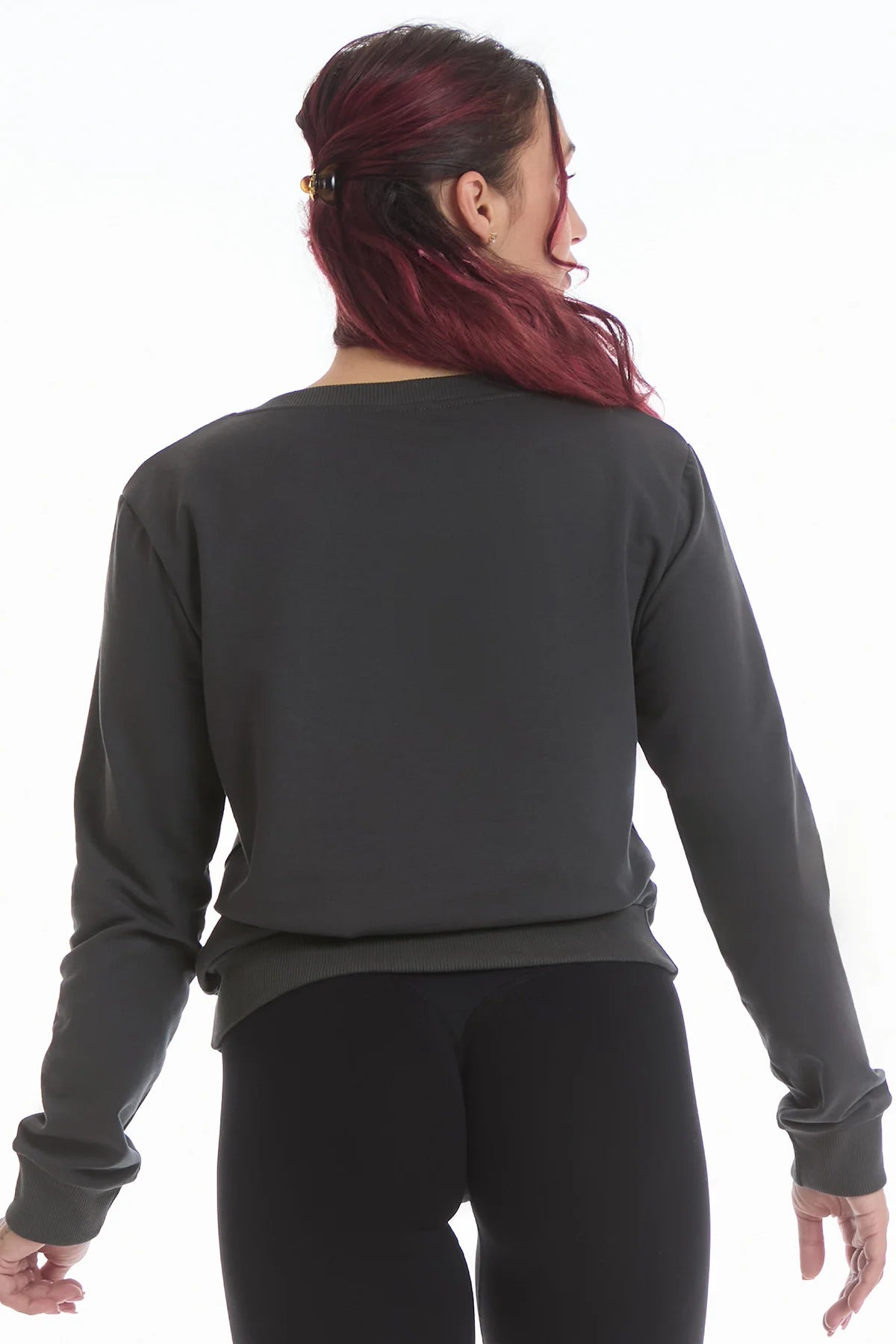 Felpa Ikonic WINTER FLAG Grigio Piombo - FGM04 - Linea Ikonic - fgm04