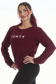 Felpa Ikonic WINTER FLAG Prugna - FGM04 - Linea Ikonic - fgm04