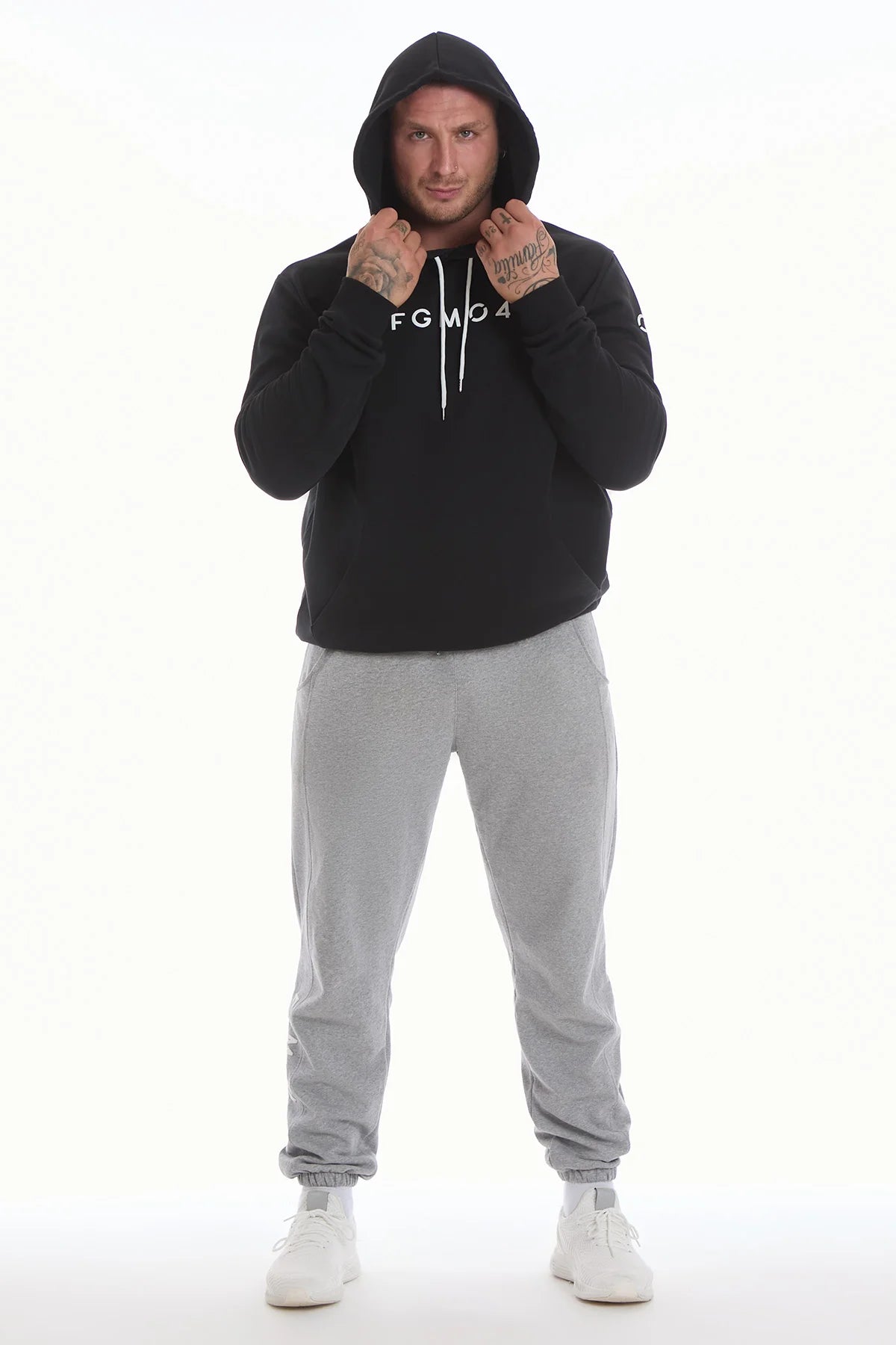 Übergroßer Hoodie HW 24/25 Schwarz Herren