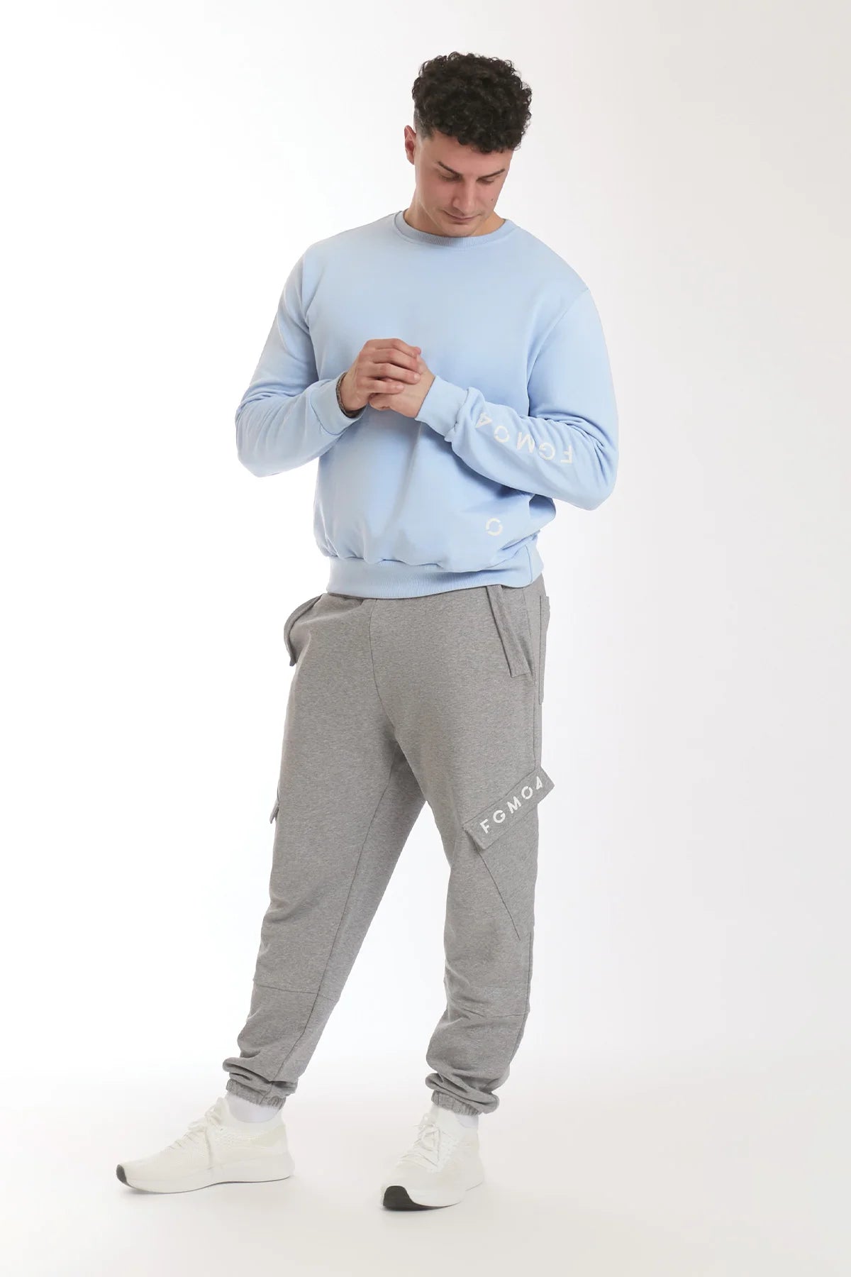 Felpa Ikonic New Celeste Uomo - FGM04 - Linea Ikonic Uomo - fgm04