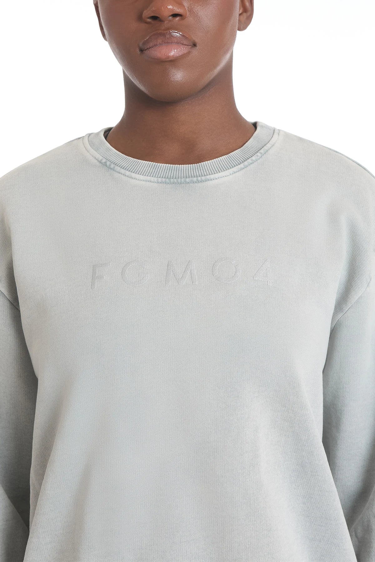 Felpa Over Donna Grigio Moonstone - FGM04 - Linea Ikonic - fgm04