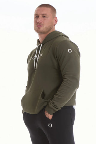 Felpa Over Con Cappuccio FW 24/25 Verde Militare Uomo - FGM04 - Linea Ikonic Uomo - fgm04