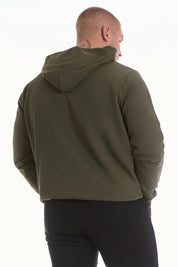 FW 24/25 Militärgrüner, übergroßer Herren-Hoodie