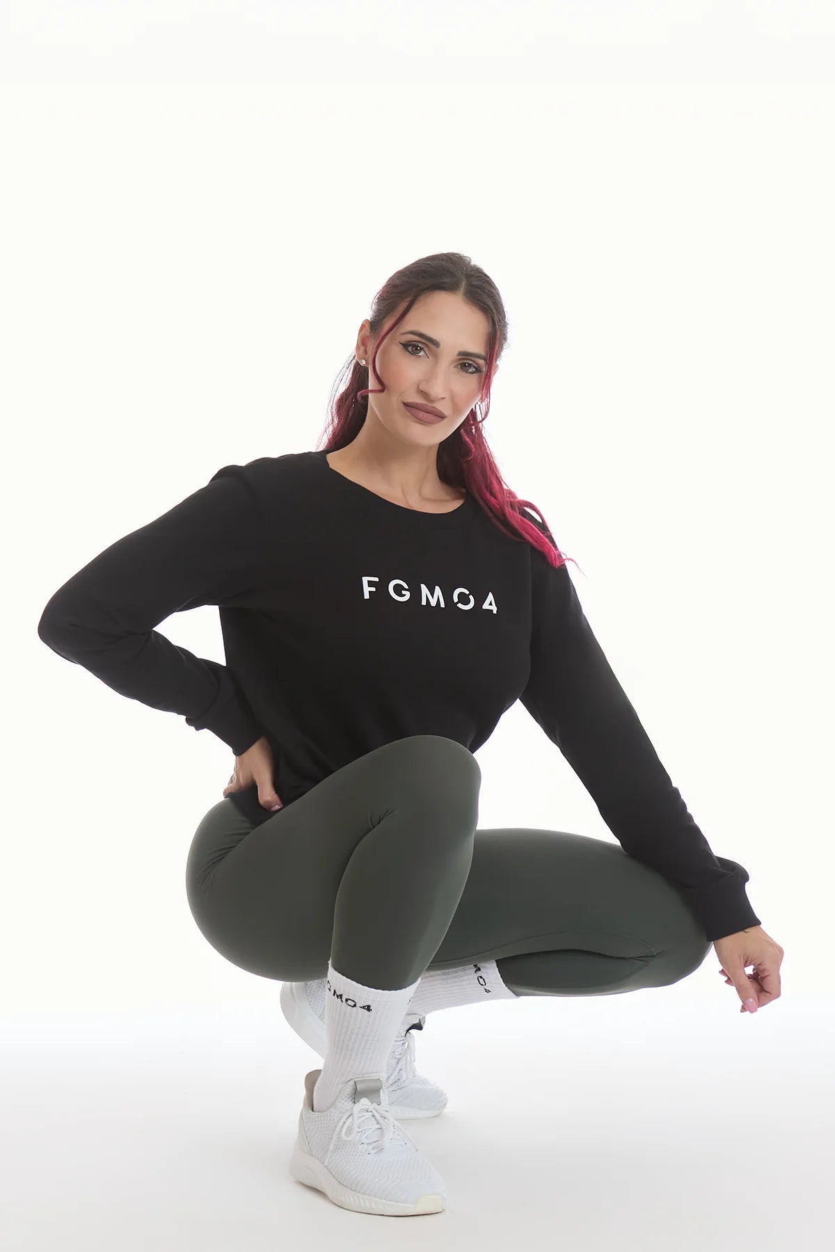 Felpa Ikonic WINTER FLAG Nero - FGM04 - Linea Ikonic - fgm04