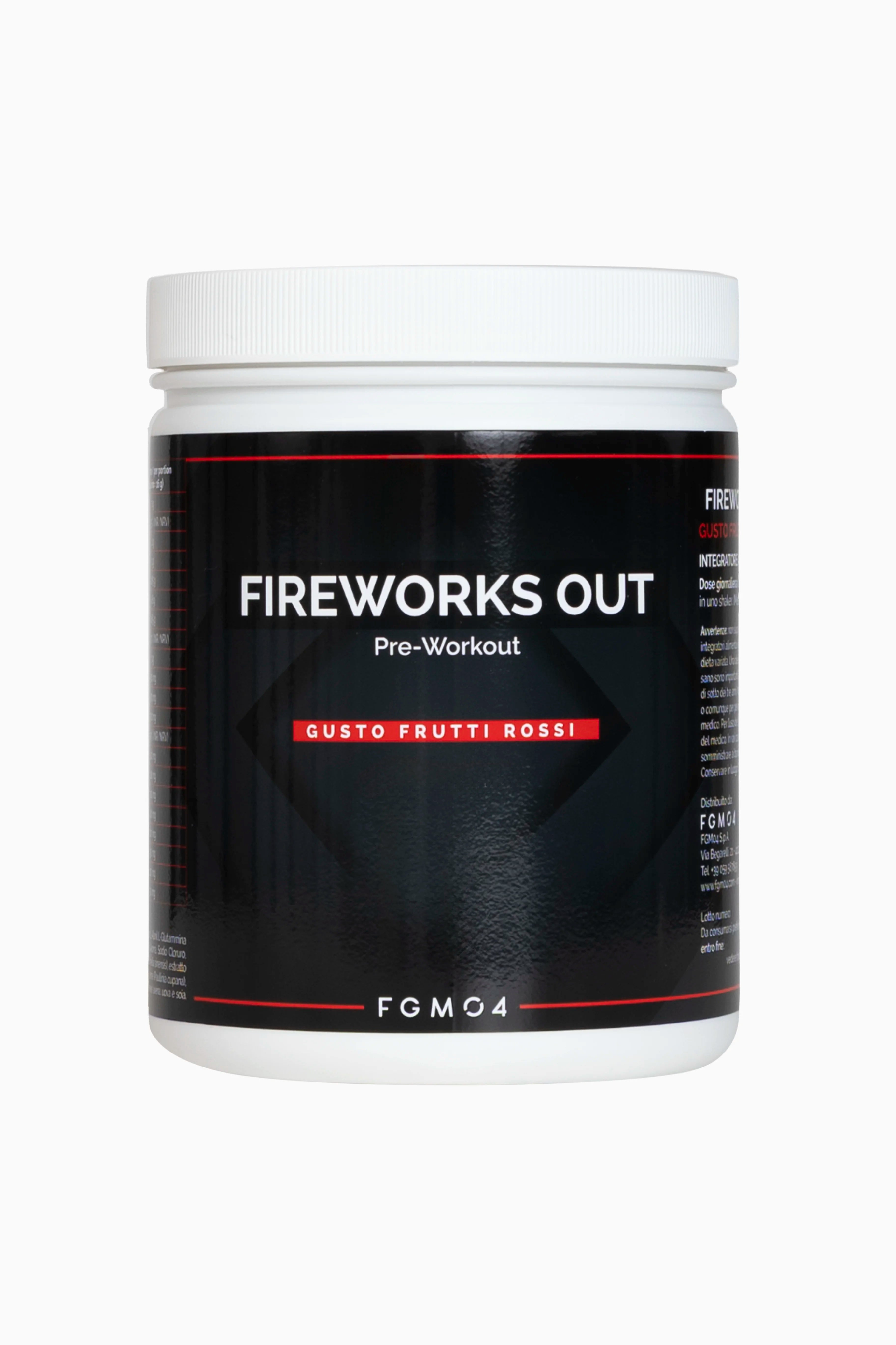 Fireworks Out Pre-workout Frutti Rossi 500gr - INTEGRATORI - fgm04