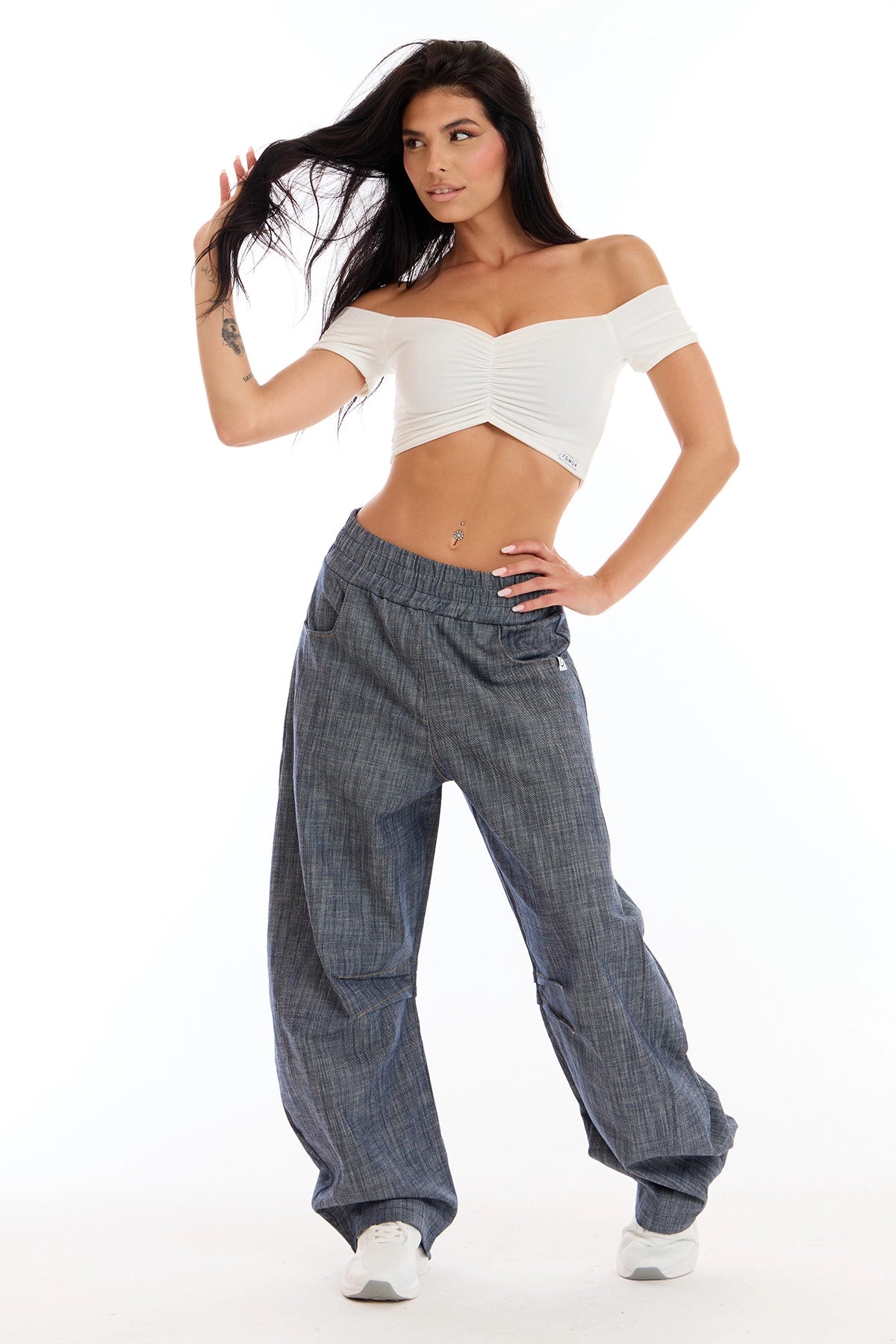 Fly Crop Top White