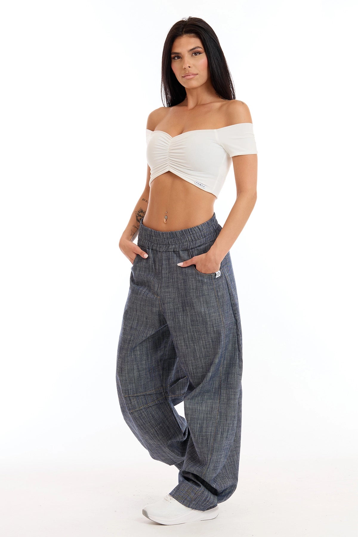 Fly Crop Top White