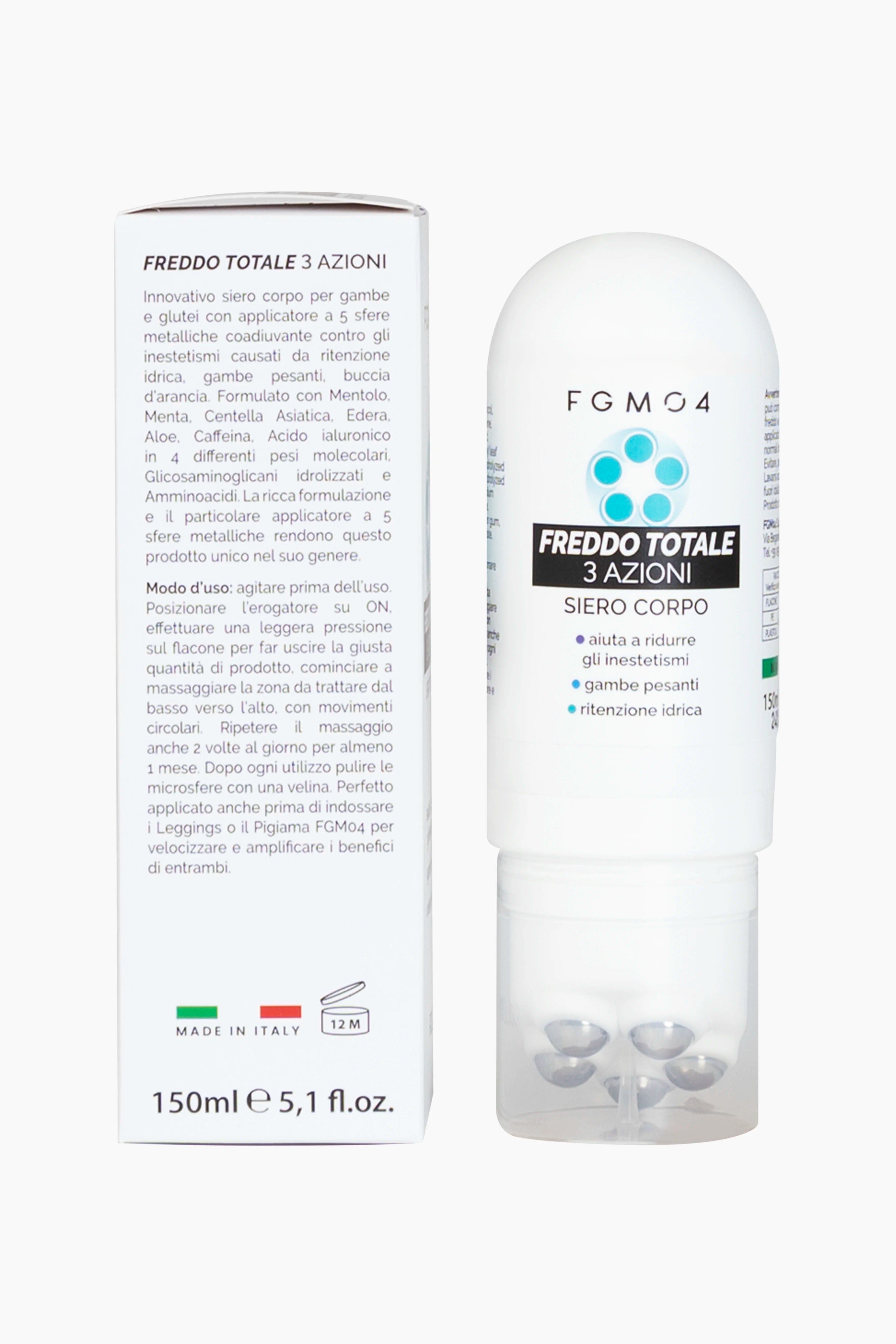 Freddo Totale 3 Azioni Roll on - 150 ml - FGM04 - CREME DRENANTI - fgm04