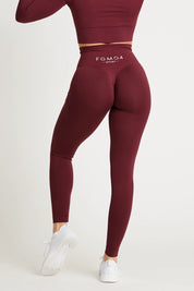 Leggings Push up Gym Fashion Merlot - FGM04