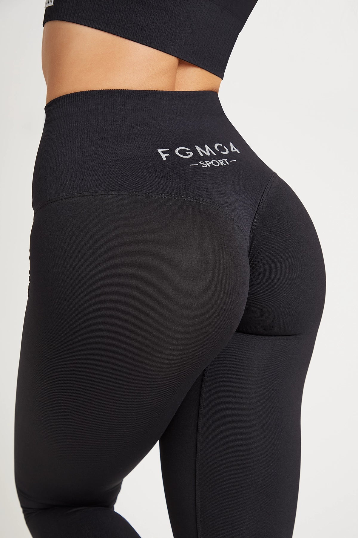 Leggings Push up Gym Fashion Nero