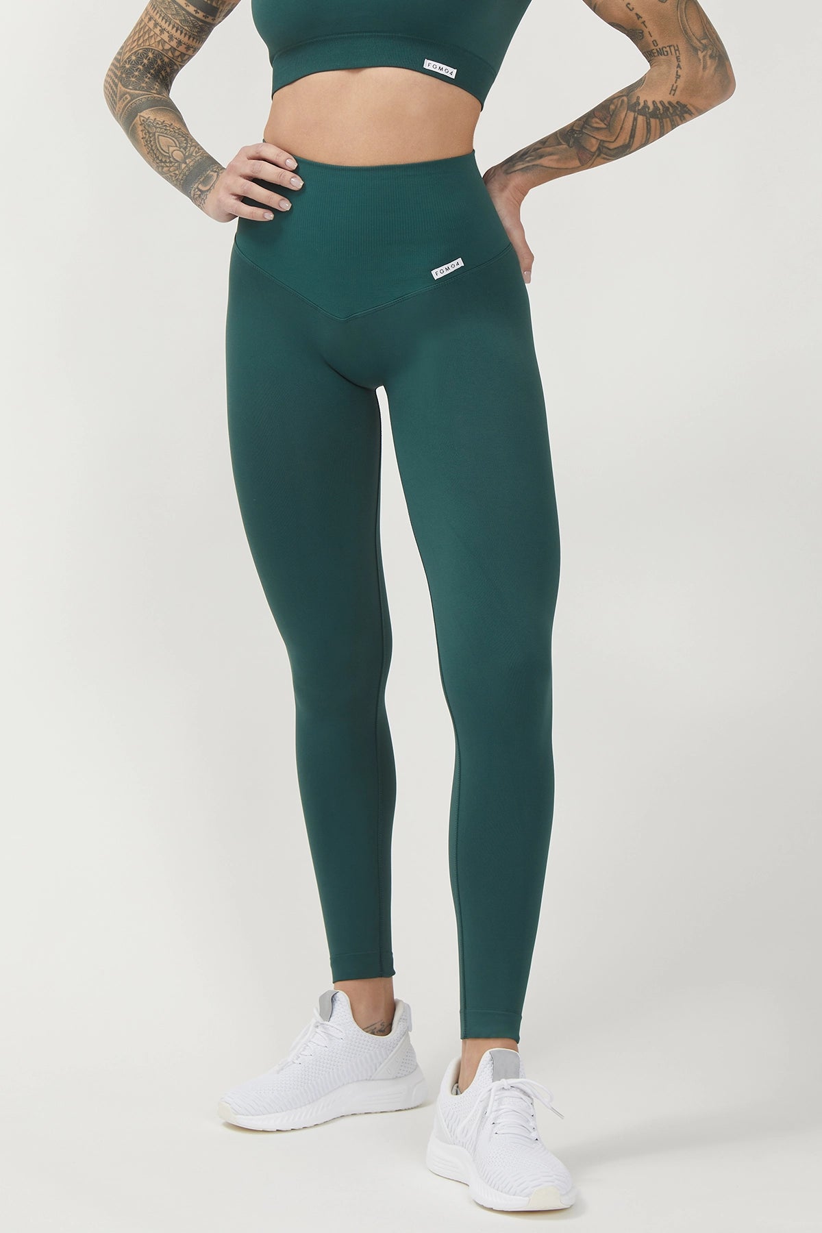 Leggings Push up Gym Fashion Verde Pino - FGM04