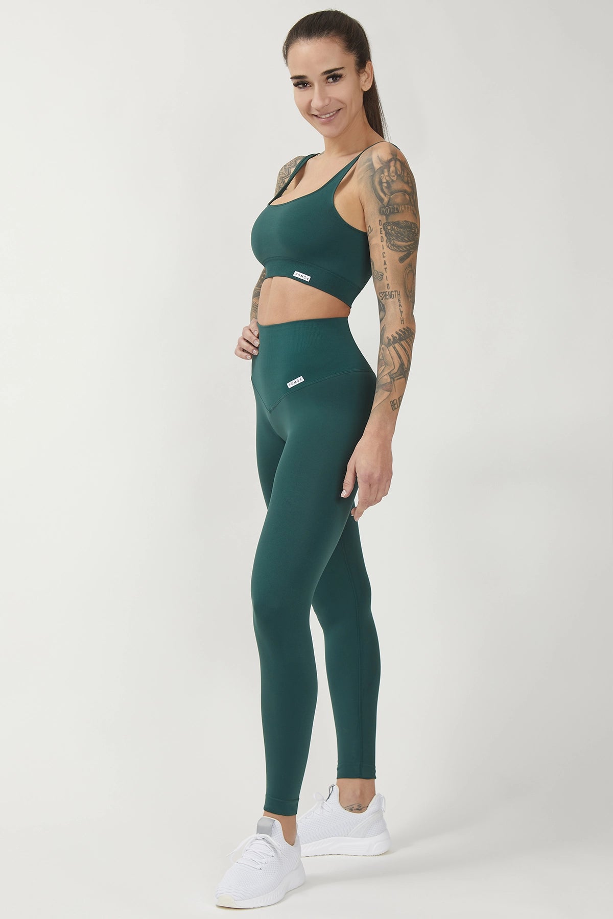 Leggings Push up Gym Fashion Verde Pino - FGM04