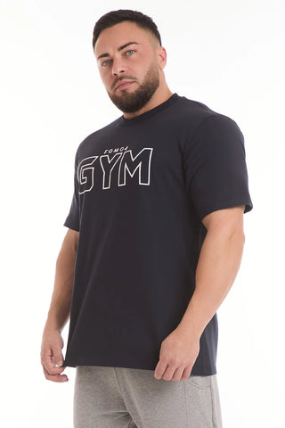 T-Shirt Gym Fgm04 Uomo Blu - FGM04 - Linea Ikonic Uomo - fgm04