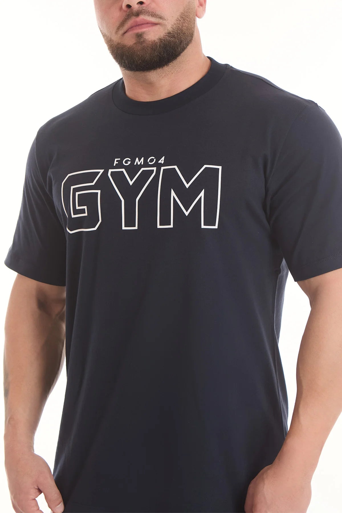 T-Shirt Gym Fgm04 Uomo Blu - FGM04 - Linea Ikonic Uomo - fgm04