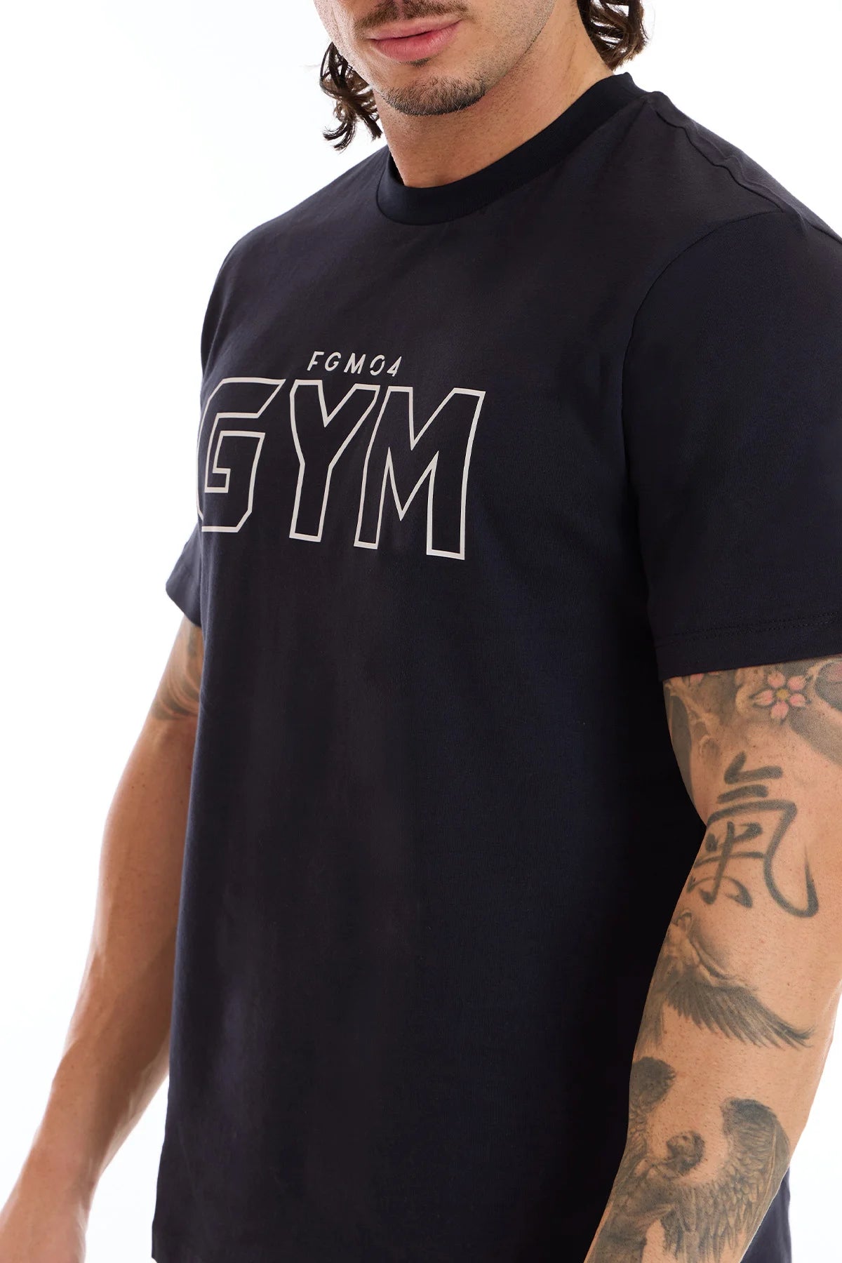 T-Shirt Gym Fgm04 Uomo Blu - FGM04 - Linea Ikonic Uomo - fgm04