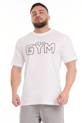 T-Shirt Gym Fgm04 Uomo Bianco - FGM04 - Linea Ikonic Uomo - fgm04